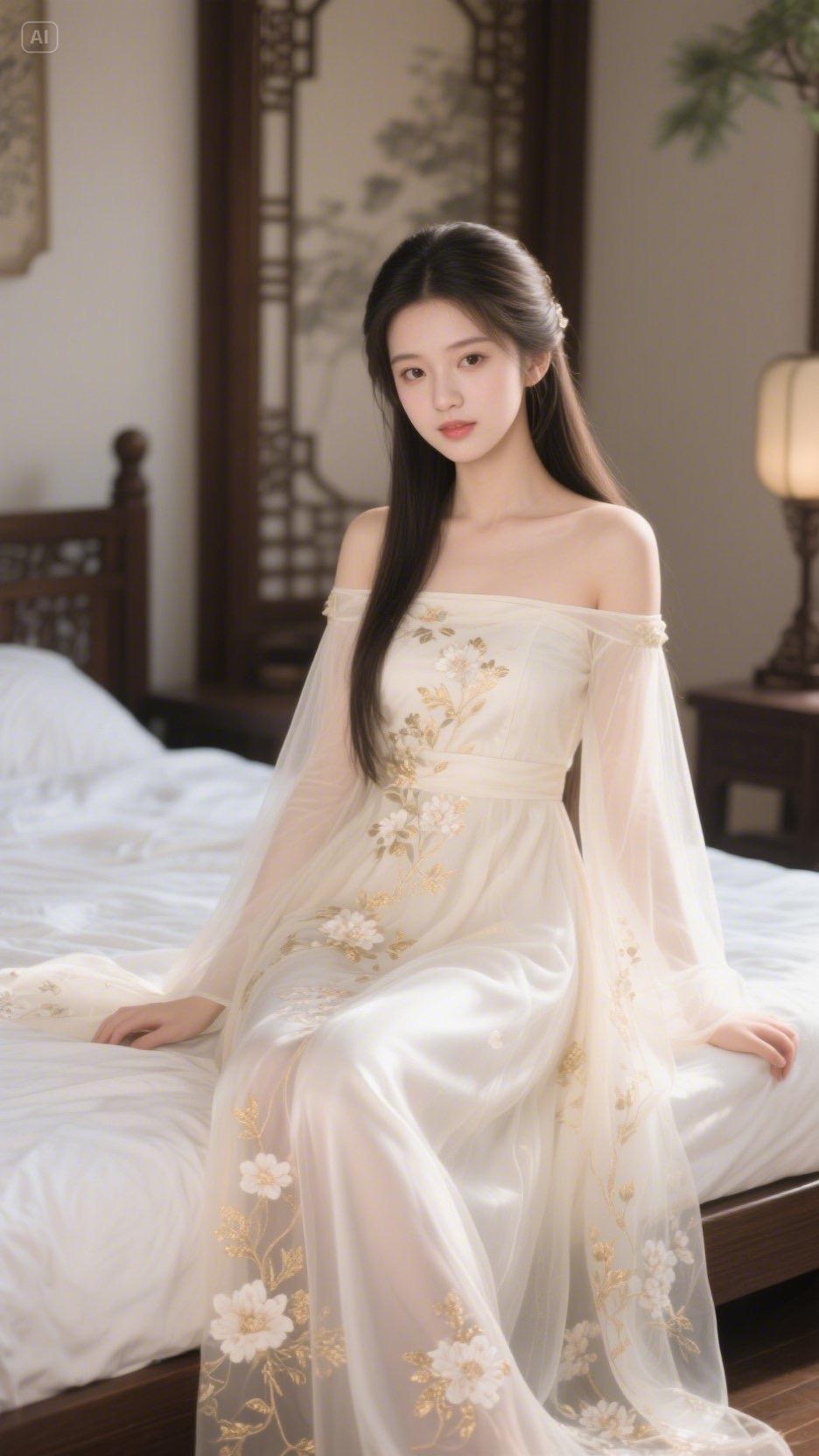 美女穿汉服，你喜欢吗。