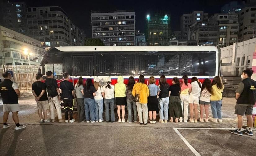 香港旺角警区特别职务队经调查及情报分析后，昨日（4月22日）下午约5时展开代号「