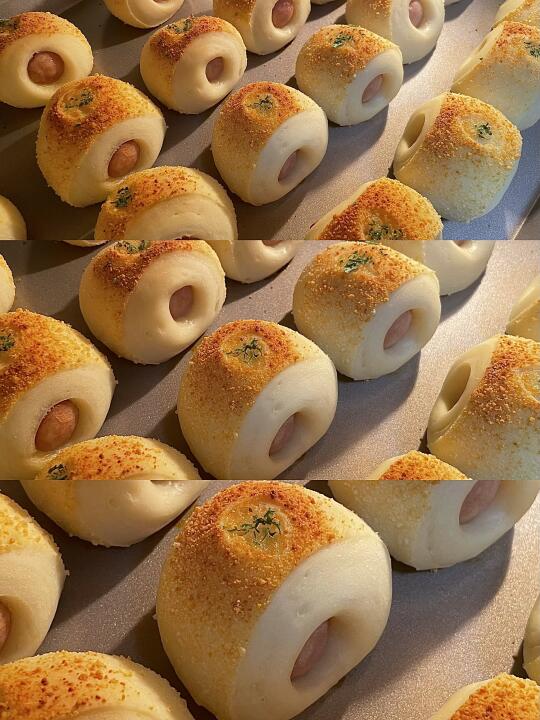 🧀迷你芝士肠仔包