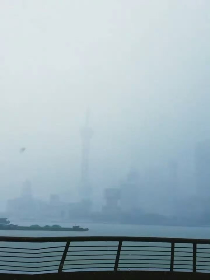 东方明珠下的徐明浩徐明浩🫘更新雨中打卡东方明珠啦all black全黑休闲私服