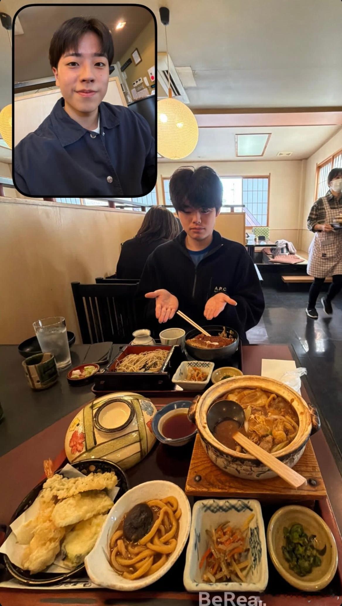 篠塚大登和谷垣佑真共进午餐🥣 