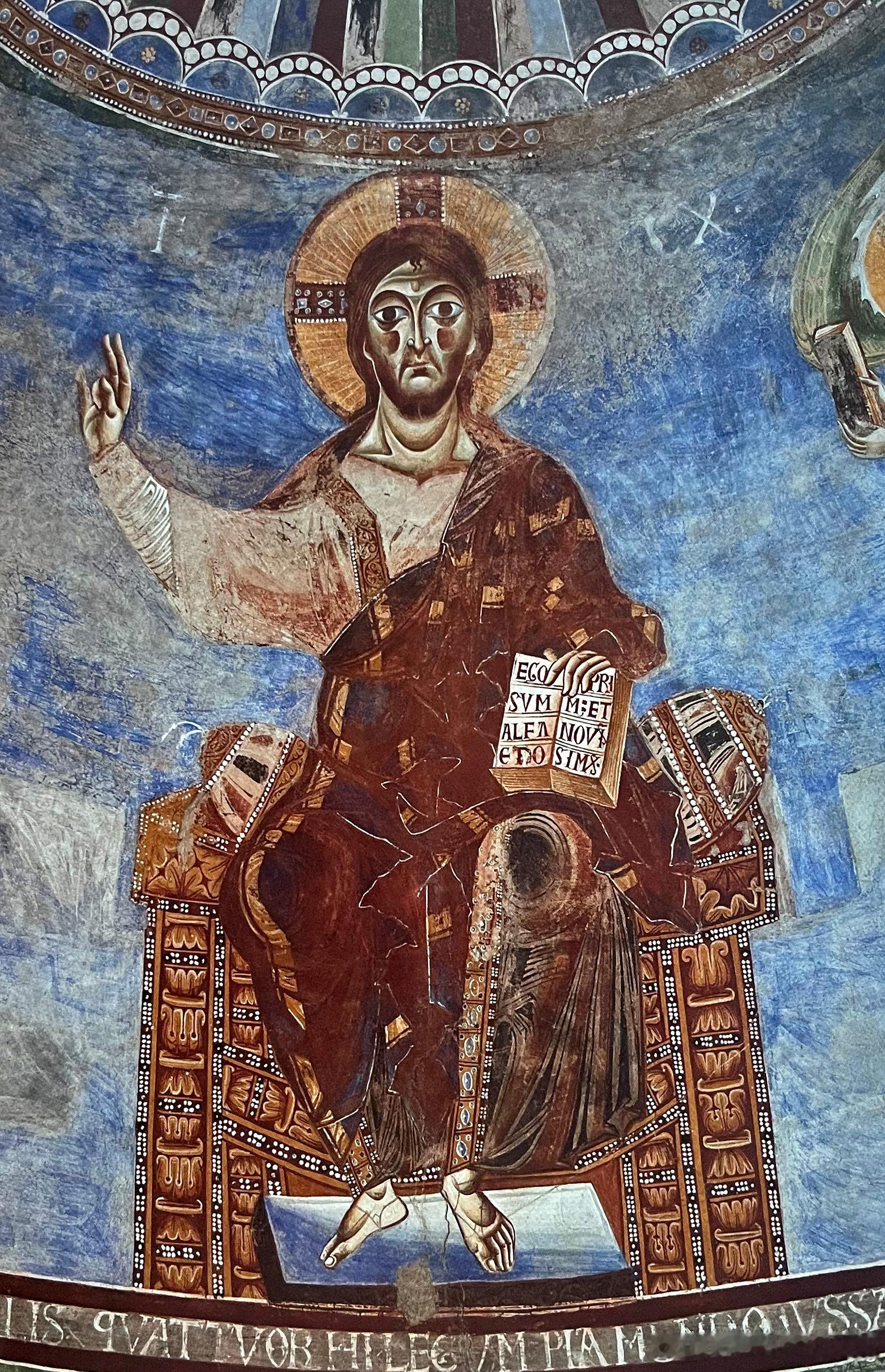 # 罗马式时期艺术  ROMANESQUE # 沉静的色泽---壁画与彩绘木天花