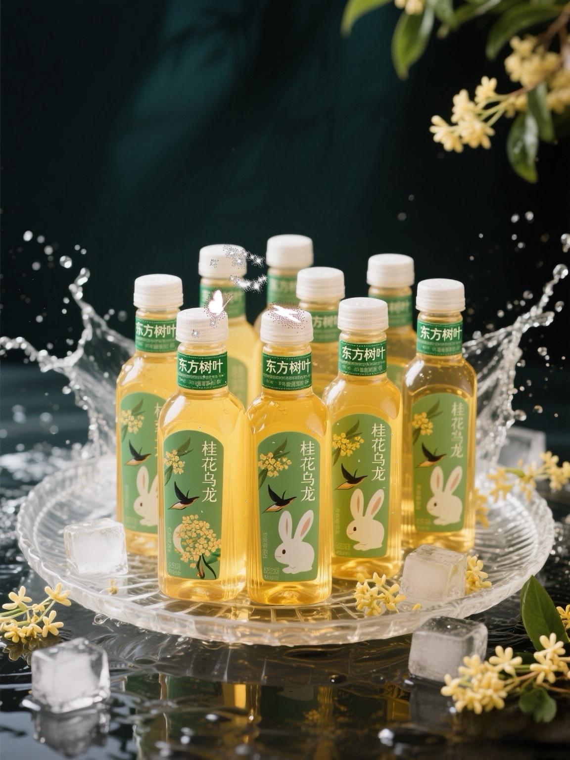 家人们，就这一年只能喝一季的东方树叶桂花乌龙茶，终于来了！一箱到手6瓶...
