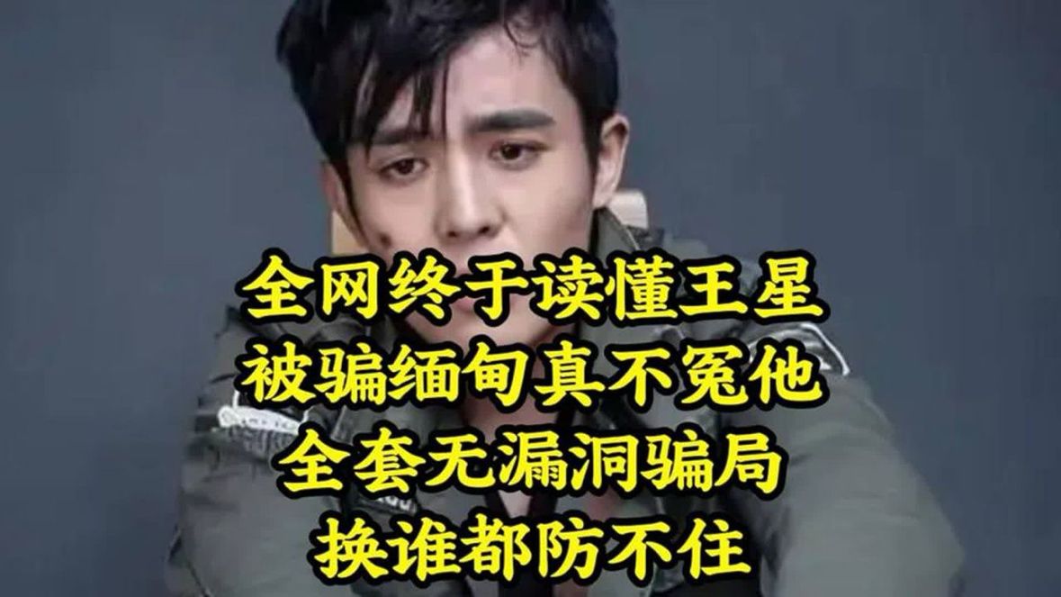 全网终于读懂王星！被骗缅甸真不冤他，全套无漏洞骗局，换谁都防