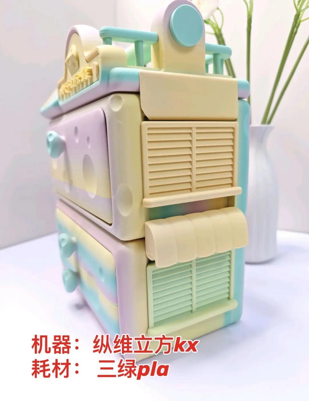 纵维立方KX 3D打印机初体验
整体来说很不错的一台机器，不管简单的件，还是复杂