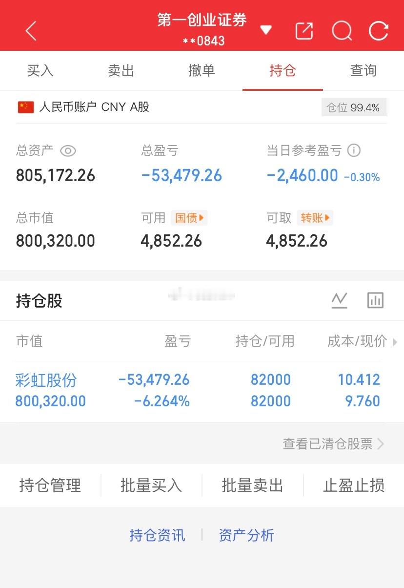 爱股程全职炒股日记40w本金挑战一年翻5倍，第（ 229）天！总资产：80w当日