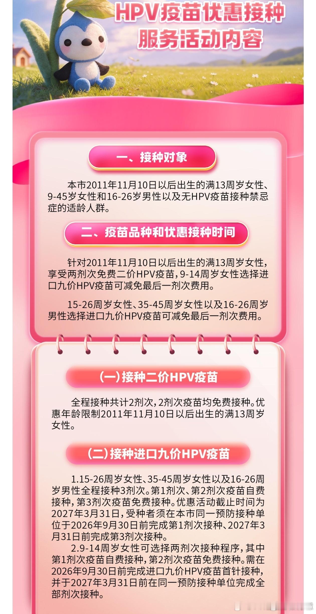 关于九价免费 各地落地推进进度不一样👇 ​​​