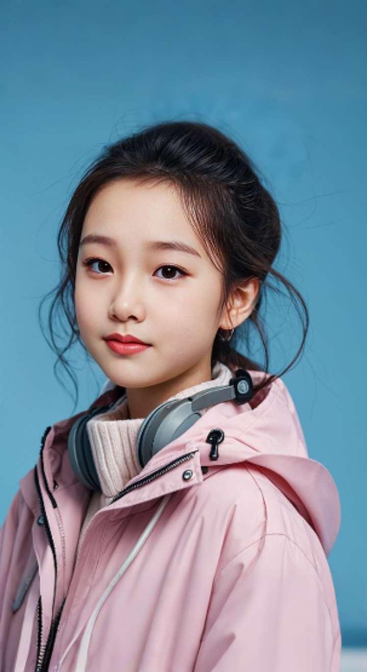 AI扩图 AI甜美证件风