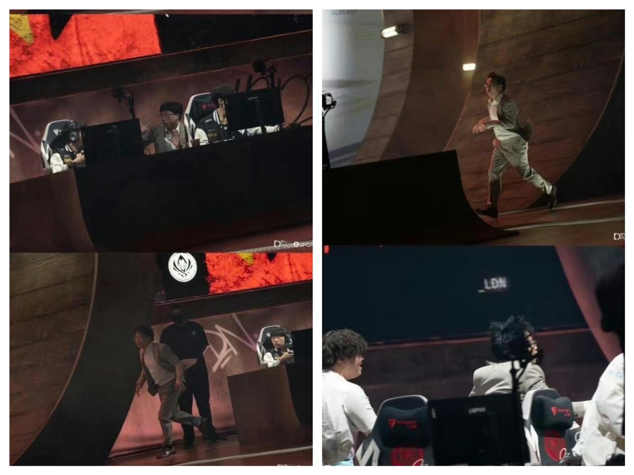 Tabe跑错选手席，也太搞笑了吧！
给GEN选手都搞晕圈了

也不知道RNG有没