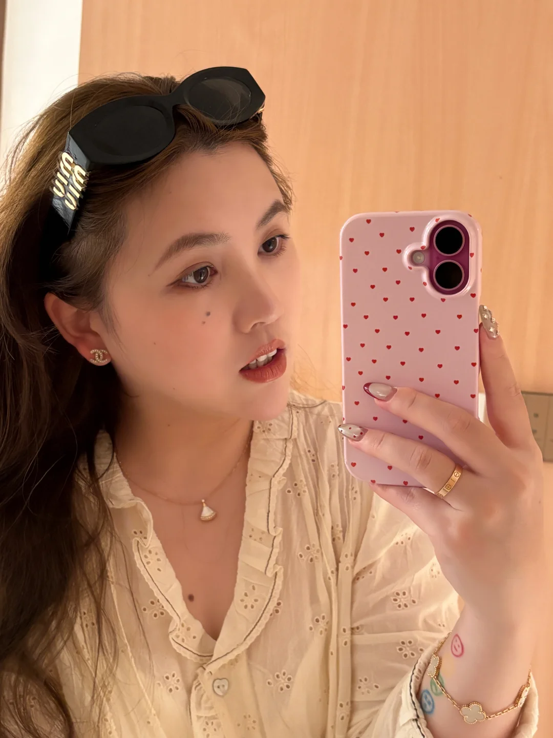 🇭🇰在香港穿ginger ale 古典花边衬衫～