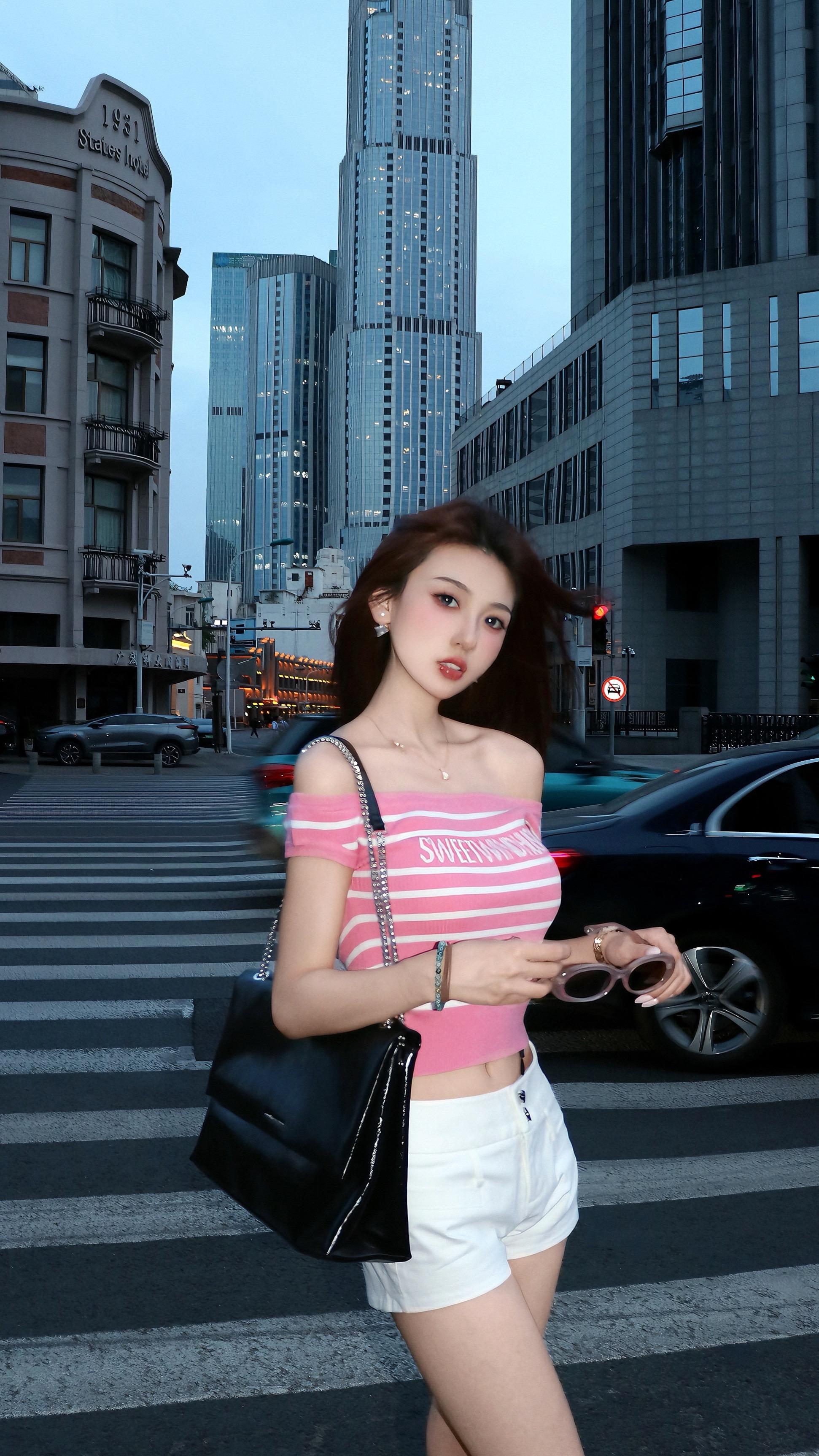 citygirl穿搭 谁能拒绝夏日姐感穿搭呢 城市氛围感街拍 夏日辣妹穿搭