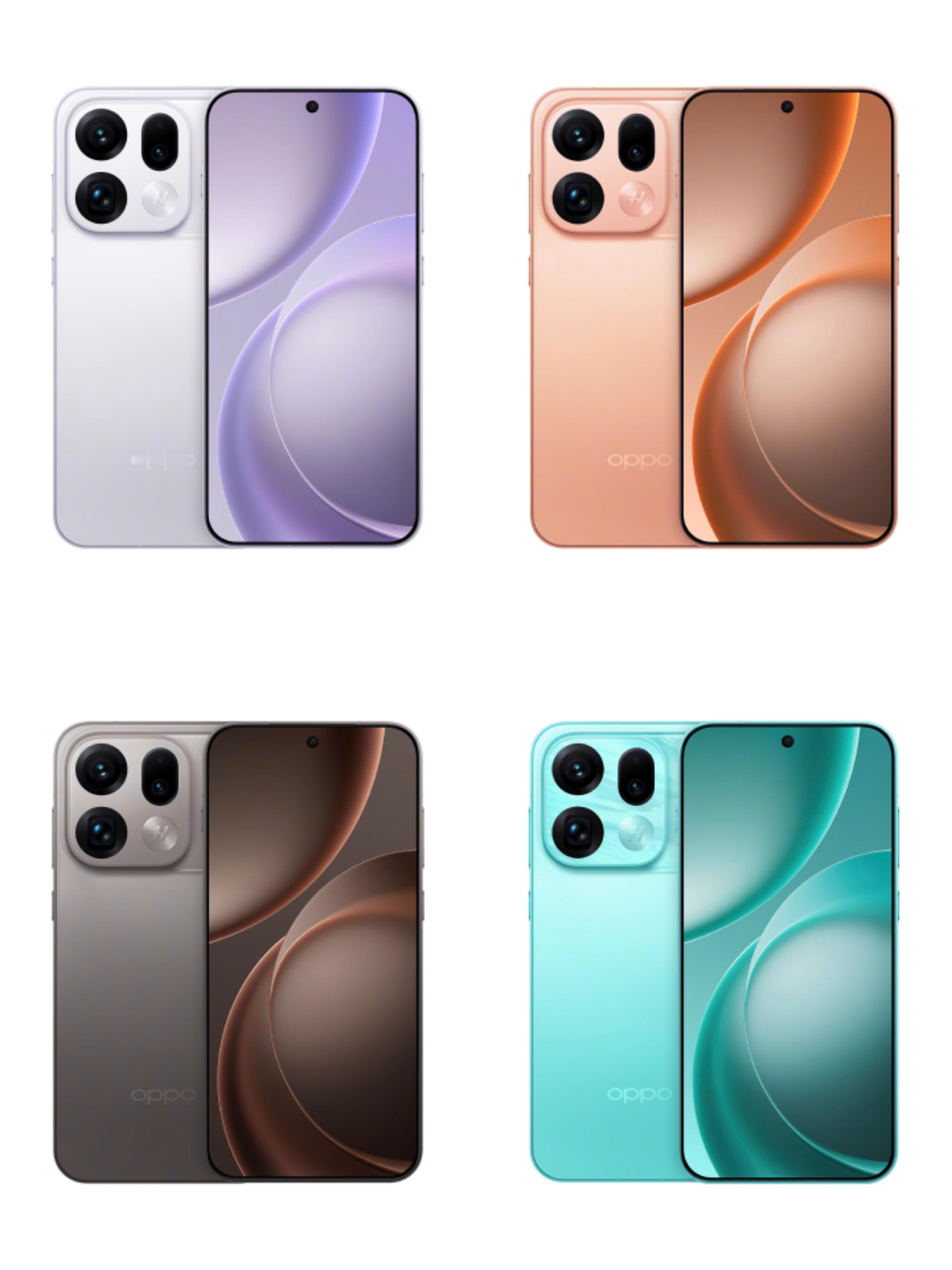 Find X9s Pro官方渲染图，感受一下：横向大矩阵+方形镜组双层Deco，