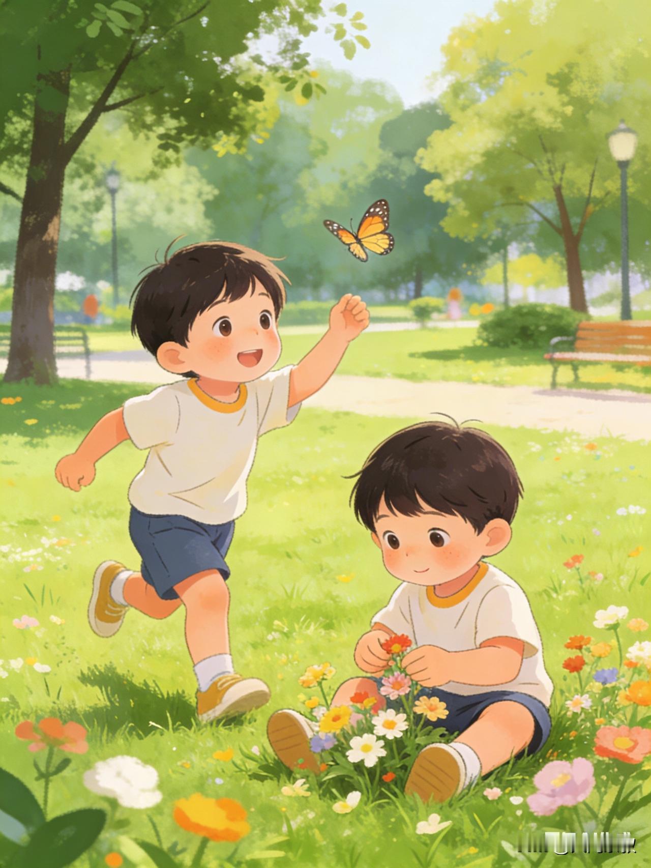 路上碰到一对双胞胎
三四岁的样子软萌萌
我说真可爱
可惜是对男孩
我妈说男孩女孩