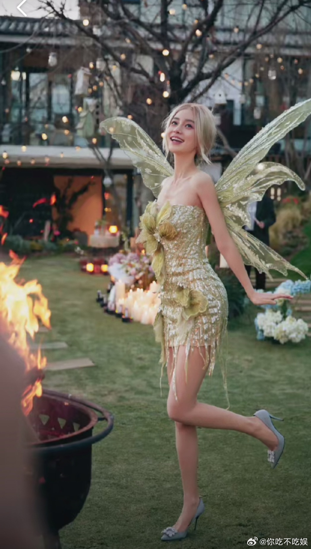 Angelababy的这次精灵妆造真的要被新人碾压了 