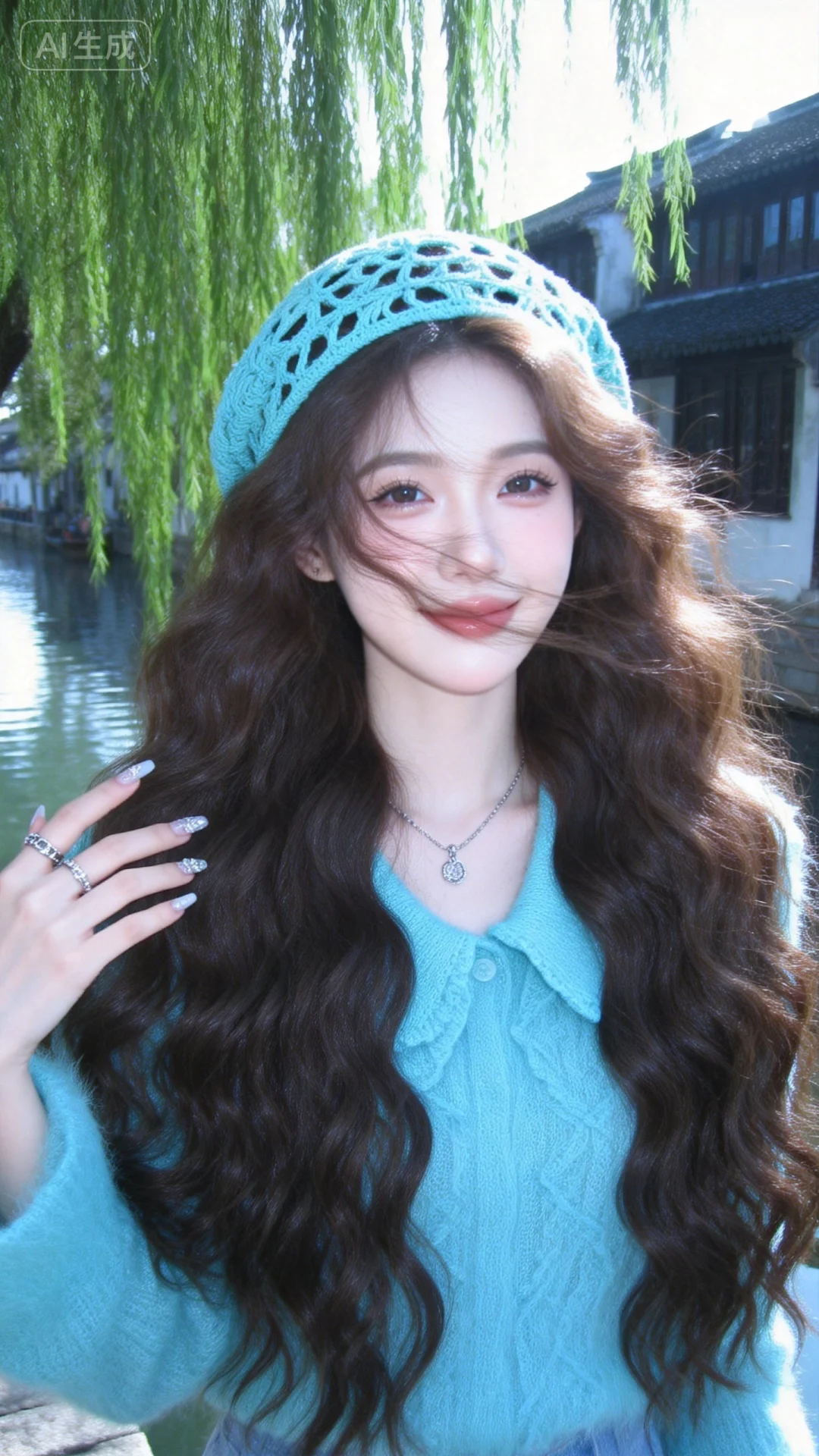 （电影级面光：1.6），（光线追踪：1.4），（冷白皮漫感质感的光滑皮...