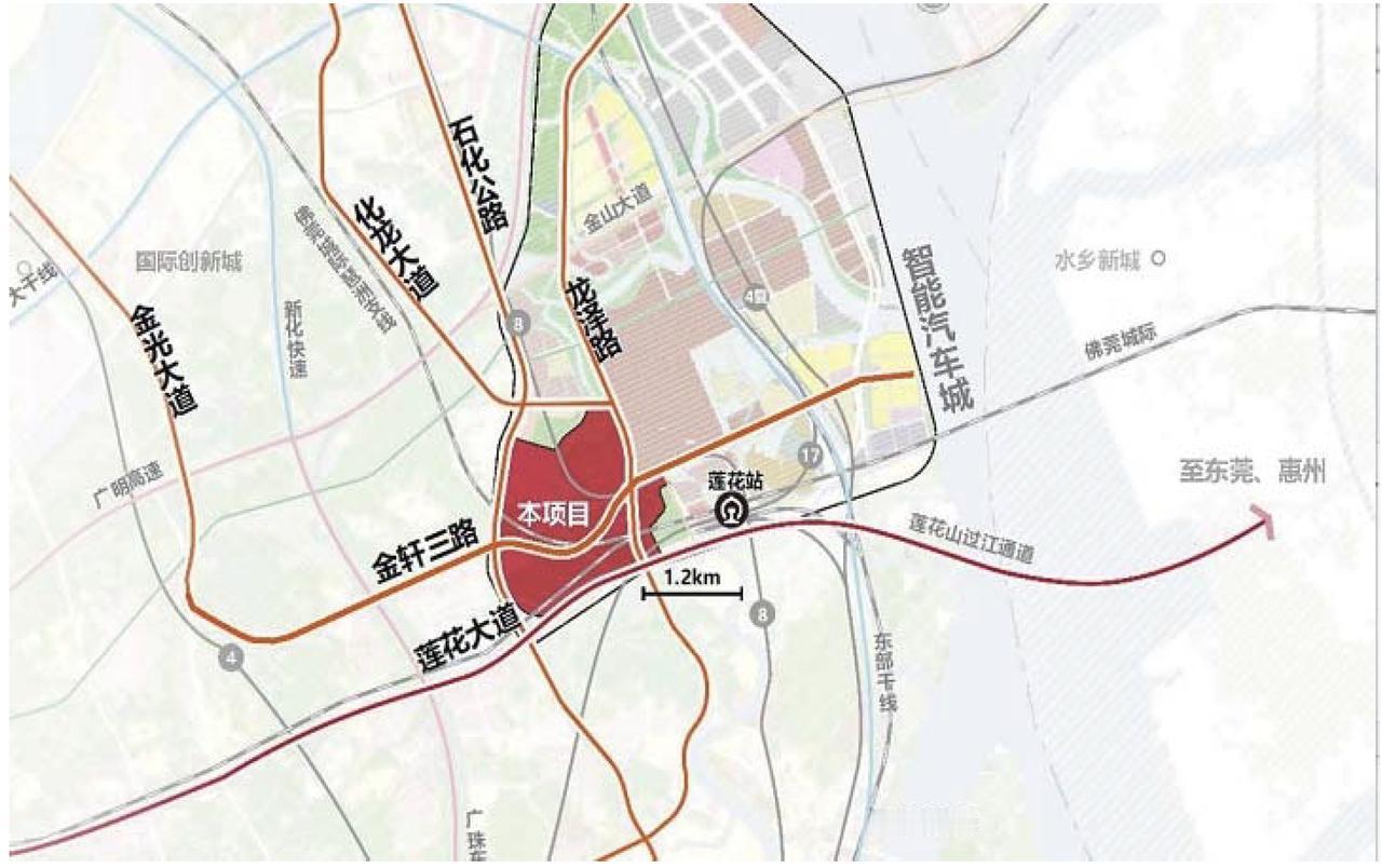 怒砸5.23亿！番禺区金轩三路将西延至石化大道。
番禺汽车城A3地块金轩三路西延