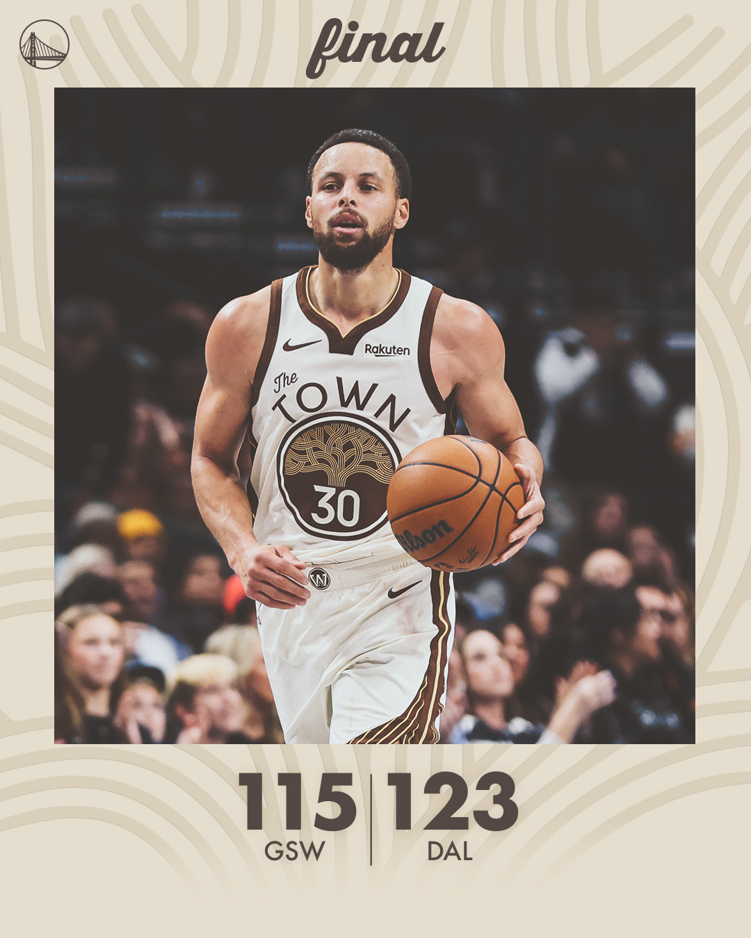 库里空砍38分，勇士不敌独行侠。有巴特勒和没有巴特勒的区别NBA