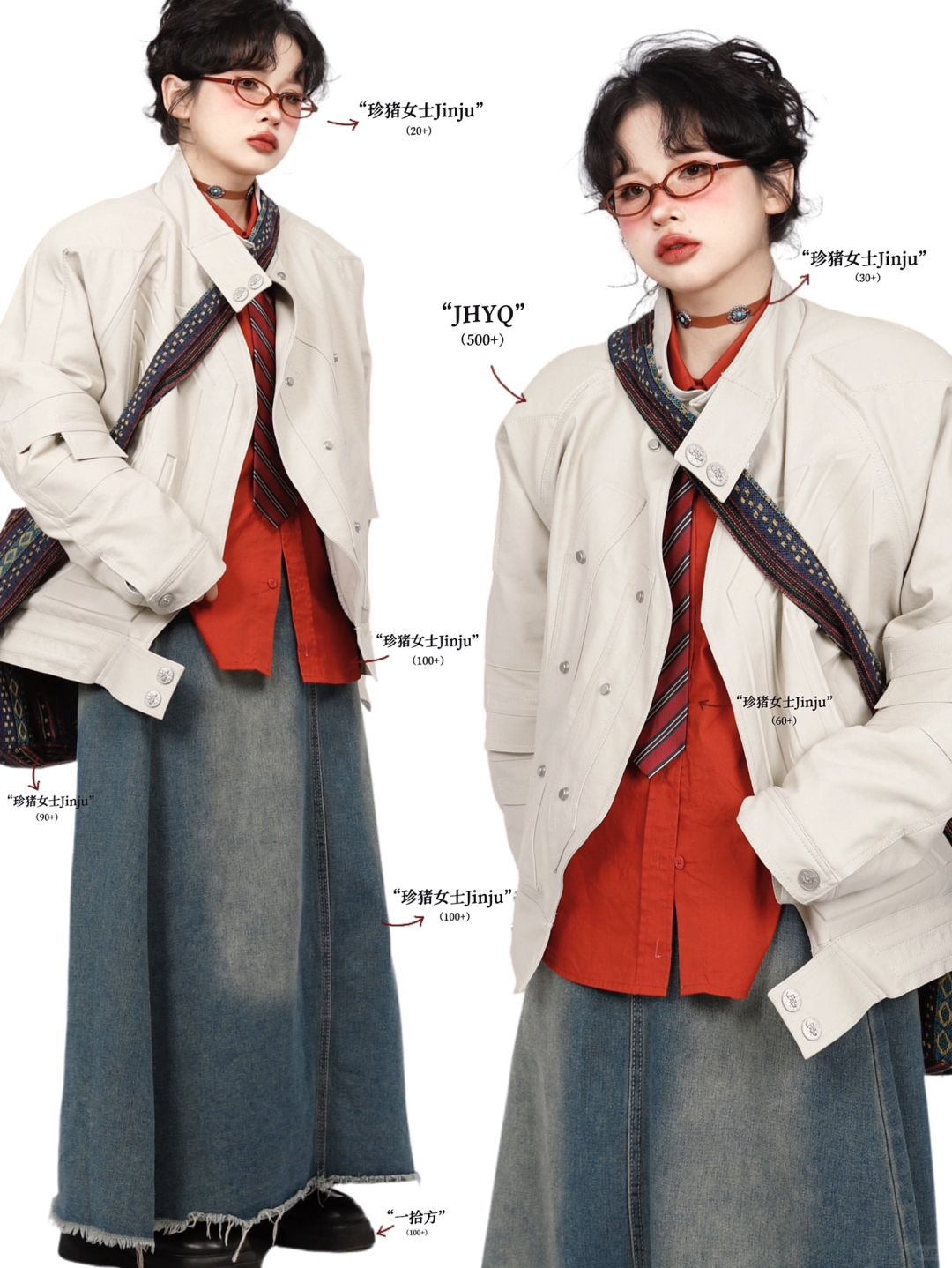 复古outfits｜美式街头氛围look🗯️皮衣超酷！