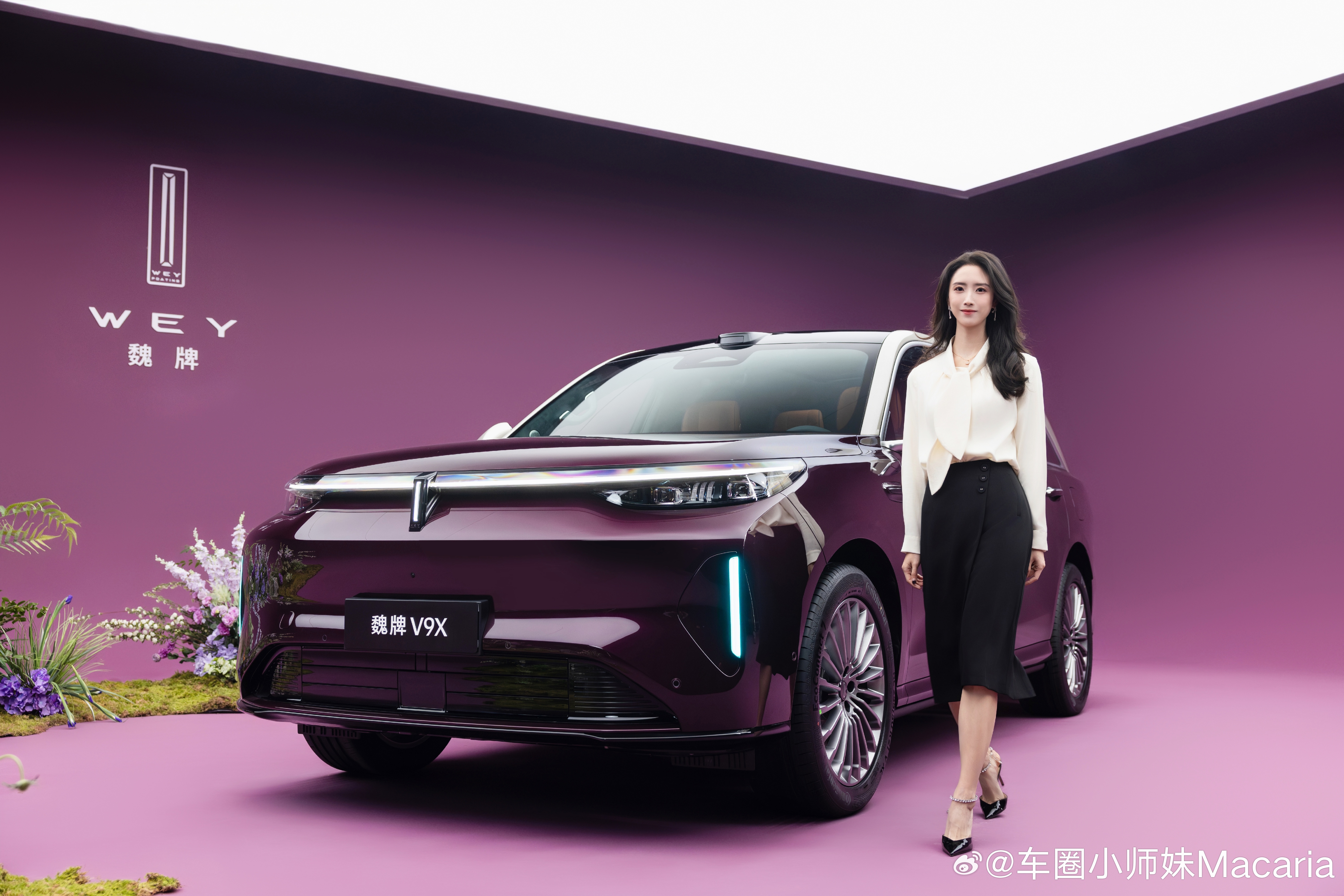 魏牌V9X拍啦，可以猛猛期待一下，整体的状态比上一次在保定看的更好了，然后到动态