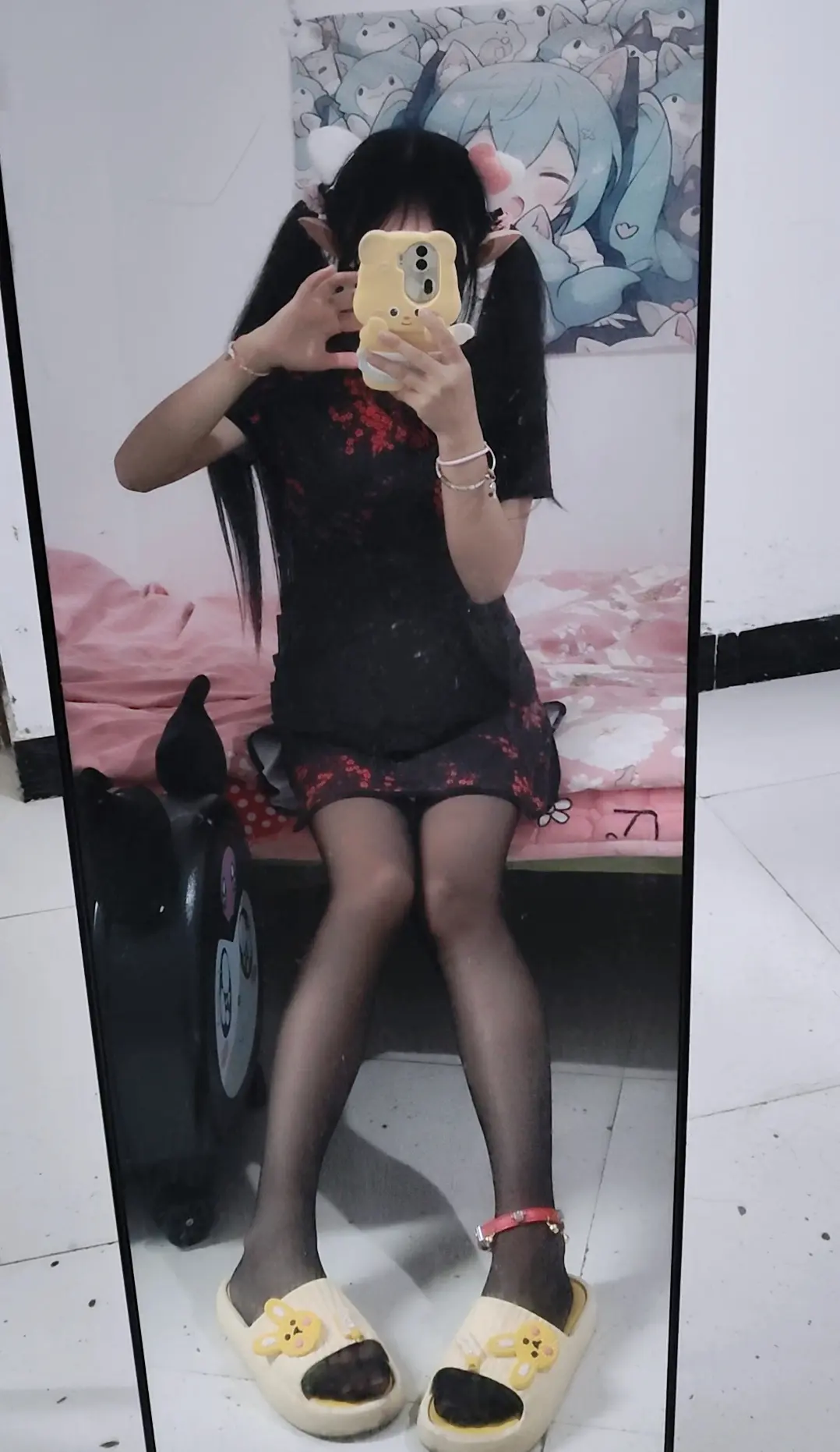 旗袍 甜妹 ootd 中国小厨娘 秋天