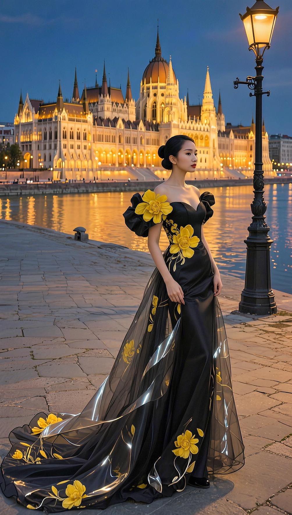 AI重彩油画写真