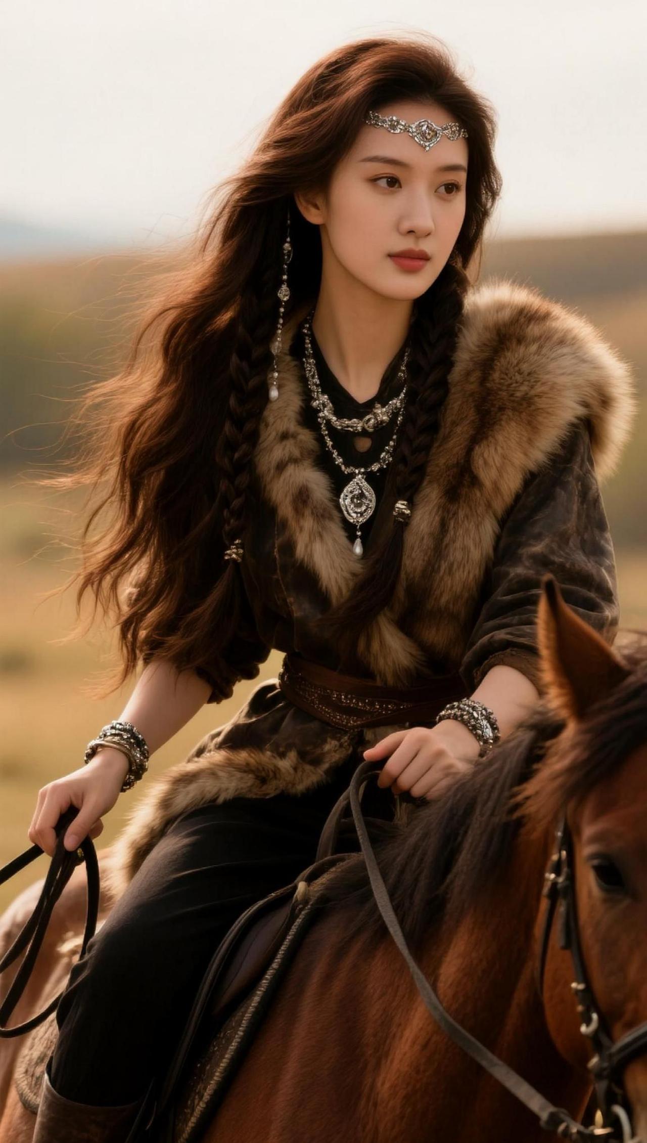 AI草原骑马照 抖音ai创作