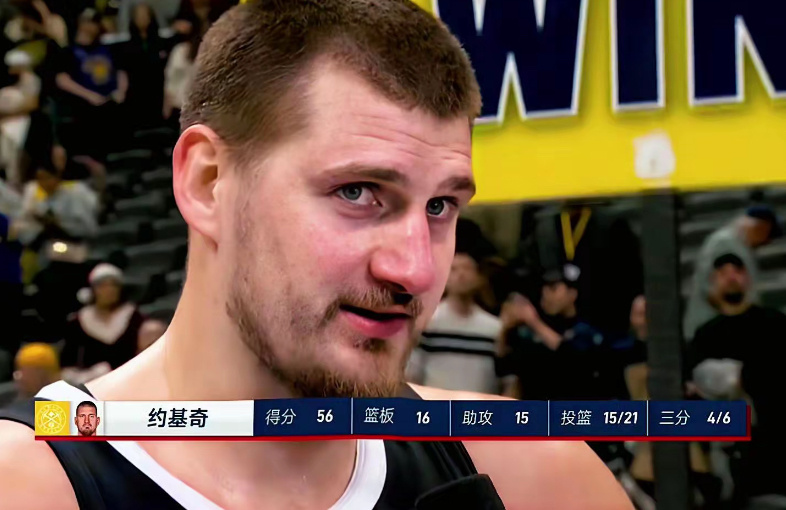 非人类啊，今天的约基奇56+16+15这是人打出来的数据吗约基奇
