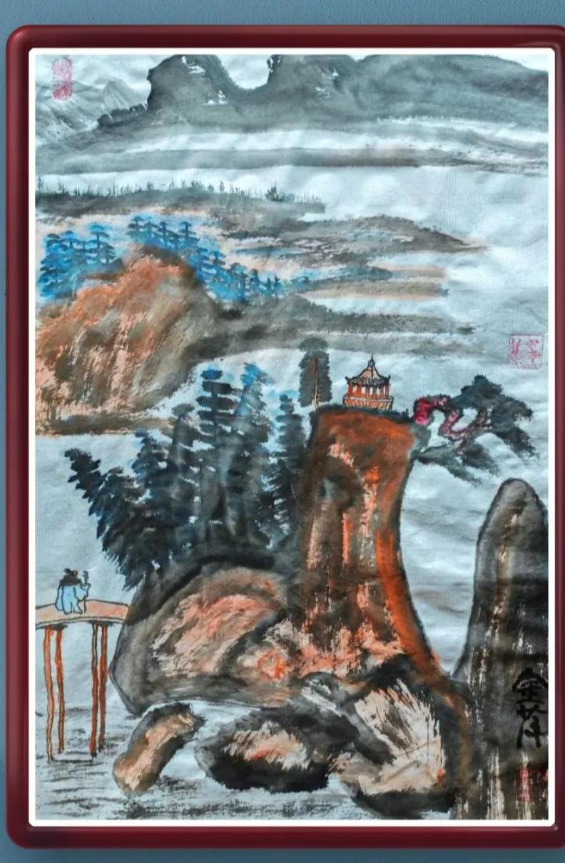 #夏日生活打卡季#
月落乌啼梦寂寥，
三生石上觅吹箫，
红尘难解相思苦，
只盼牵