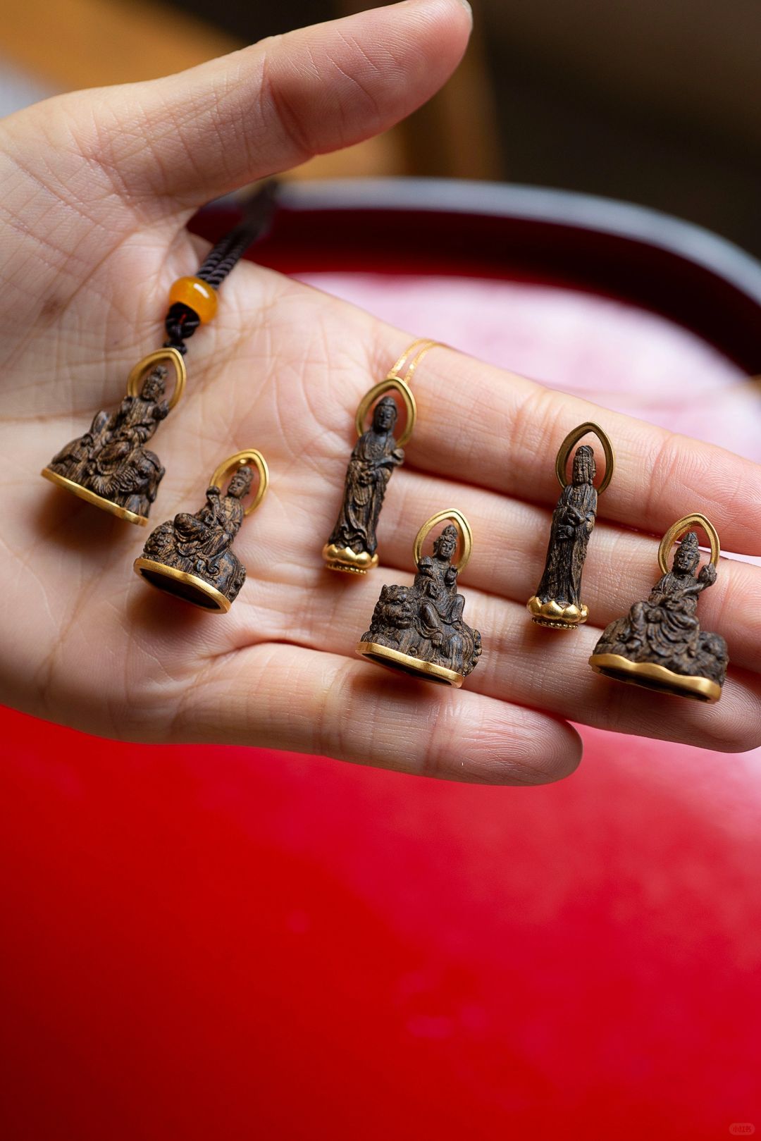 精品沉香观音随身佛，集合照啦❗️小而精