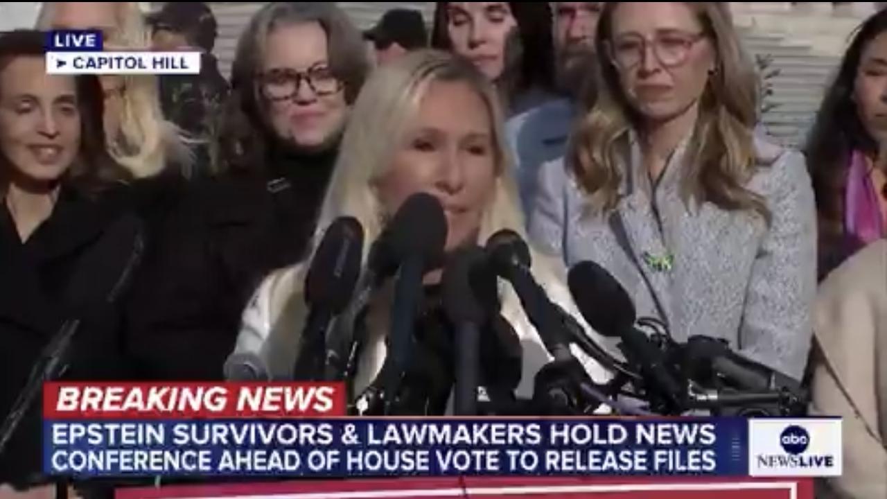 美国共和党众议员玛乔丽·泰勒·格林赞扬了杰弗里·爱泼斯坦案的幸存者们“与世界上最