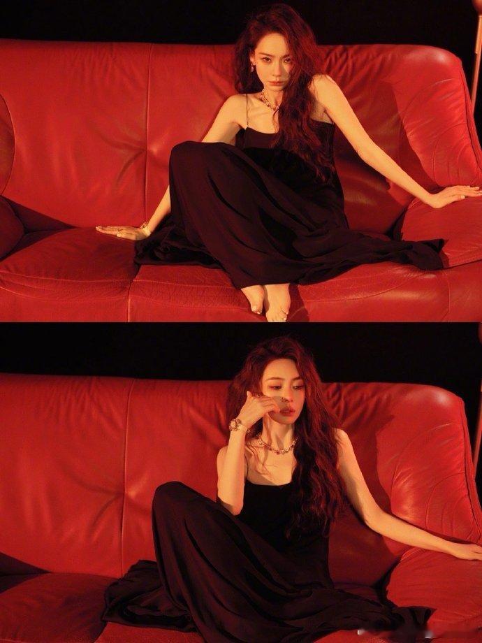 谁把戚薇搬我姥炕上了 被戚薇的红裙造型狠狠惊艳！气质优雅又飒爽，风格驾驭力满分，