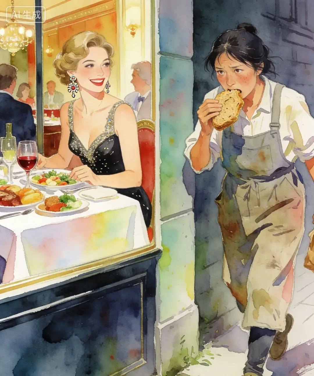 刷到一条热帖说有钱的女人走路带风，没钱的连拒绝加班都犹豫。
评论区炸了，三亿阅读