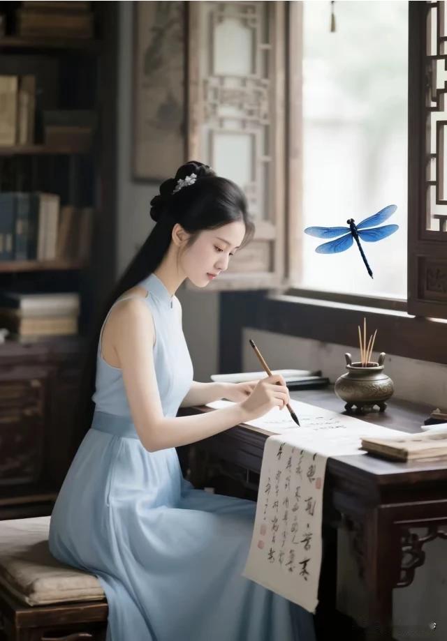 后悔儿时读书少，
一首小诗写不好。
纵然心有千般意，
胸无点墨真烦恼。