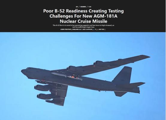 在空射型高超音速武器的开发和列装方面，美国已然大大落后于中国，毕竟后者的“惊雷-