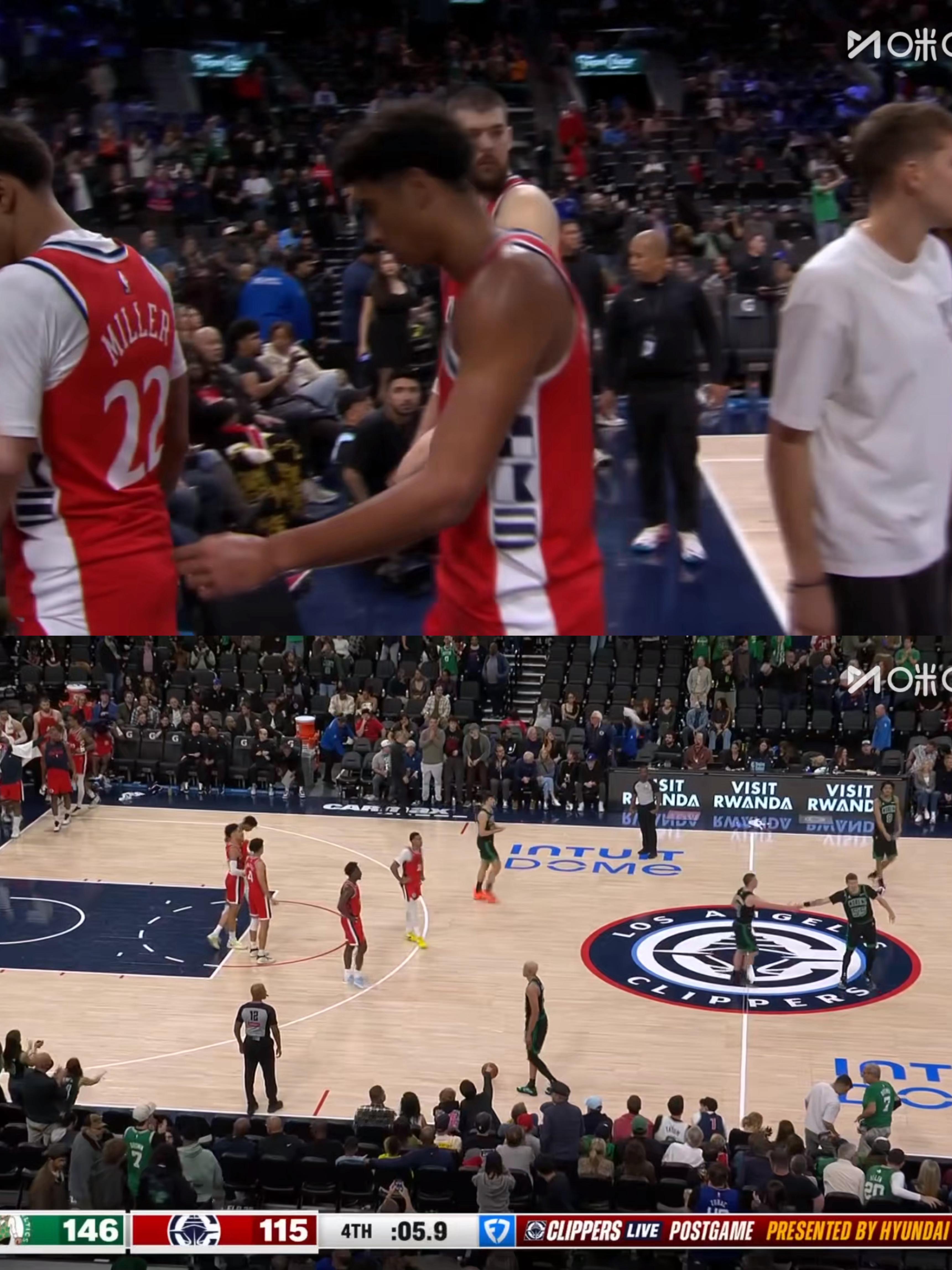 祖巴茨复出之夜，凯尔特人146-115大胜快船。扬帆起航六连胜被终结了。 