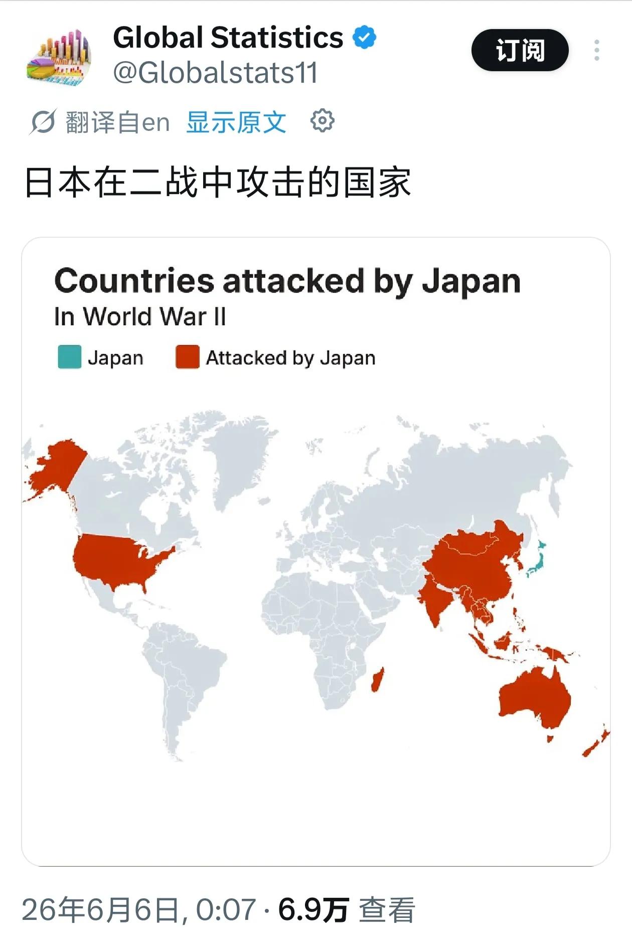 二战时期，日本进攻过的国家，最远的竟然打到西南印度洋的马达加斯加了？应该是东亚民