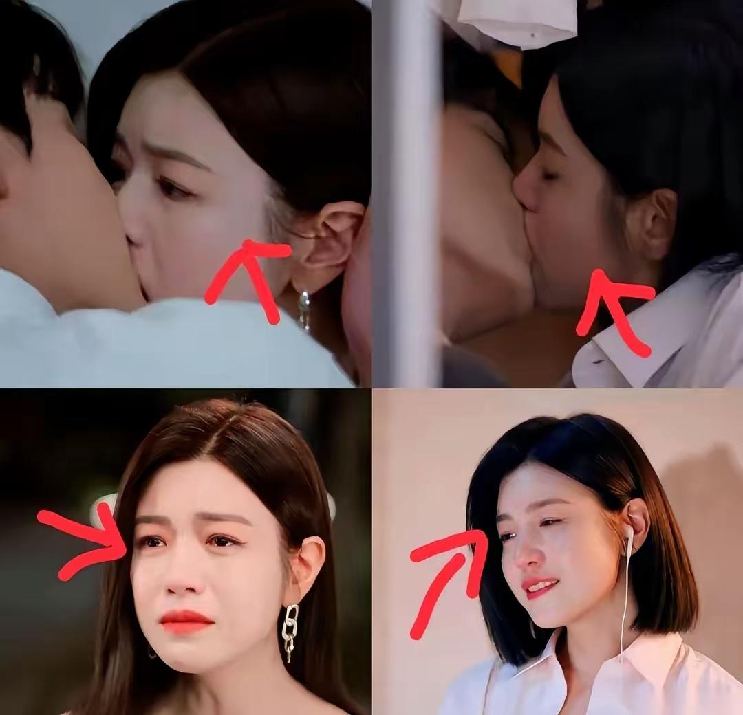 陈妍希的第一反应是震惊地睁大眼睛，然后就闭眼享受了！她这么投入，有没有想过自己已