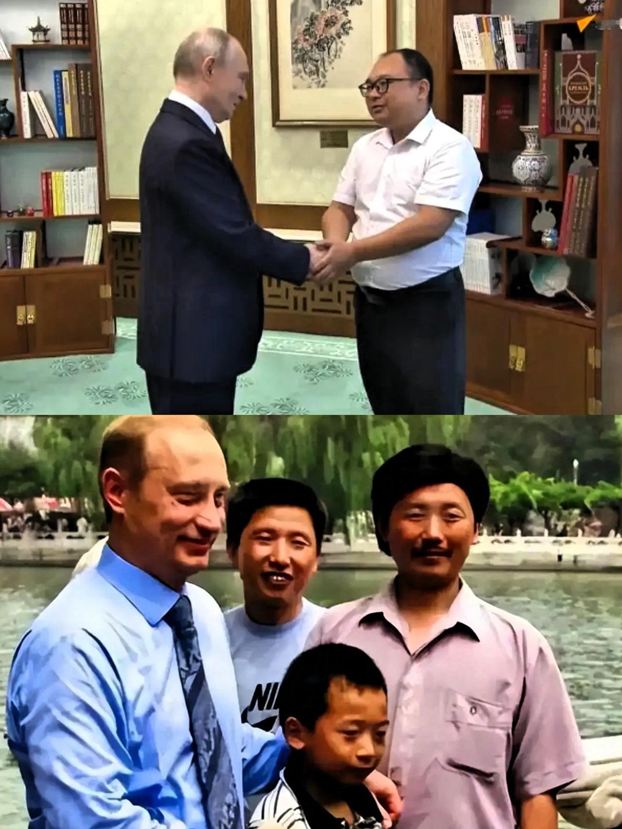 大国博弈那么激烈，谁能想到这次访华行程里，最出圈的竟是个普通湖南大叔。

俄总统