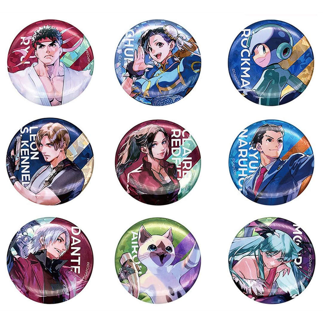 由画师「実田千聖」负责插画的徽章已在中国台北CAPCOM STORE发售。卡普空