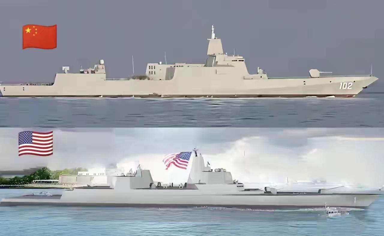 当然是055威武！实力强悍！阿一现在都阿三化了，新战列舰还躺在新PPT上，老是拿