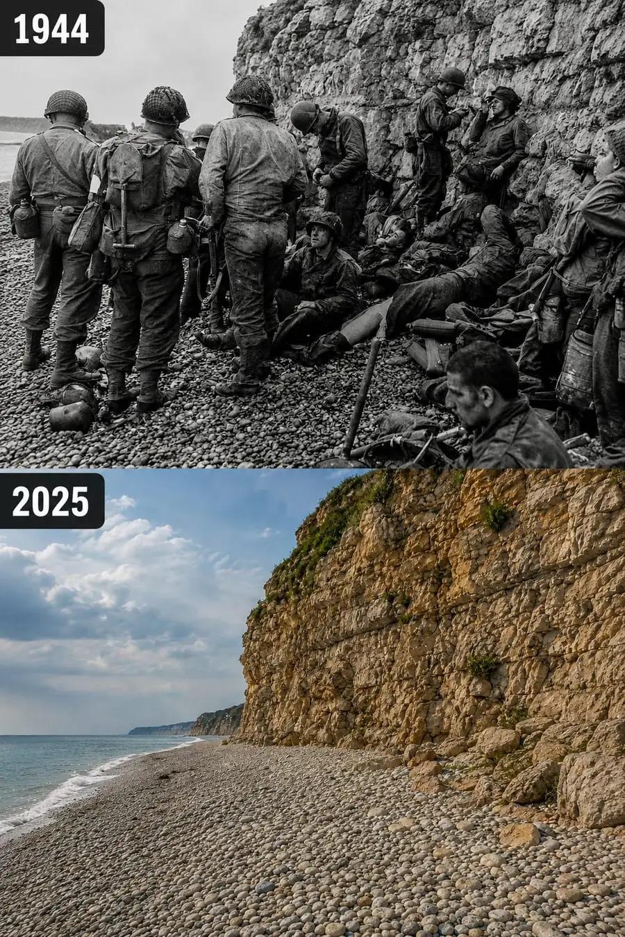 【旧时光历史影像】

跨越时空的诺曼底海岸~
 
这组新旧对照照片定格法国诺曼底