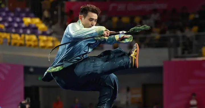 十五运|学习大哥好榜样！武术太极拳太极剑全能刘德文八年后问鼎