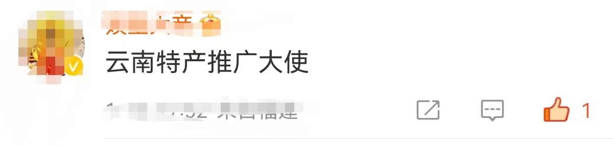 童瑶 美丽的云南特产推广大使童瑶主打一个美丽云南特产推广大使，微博之夜交换礼物环