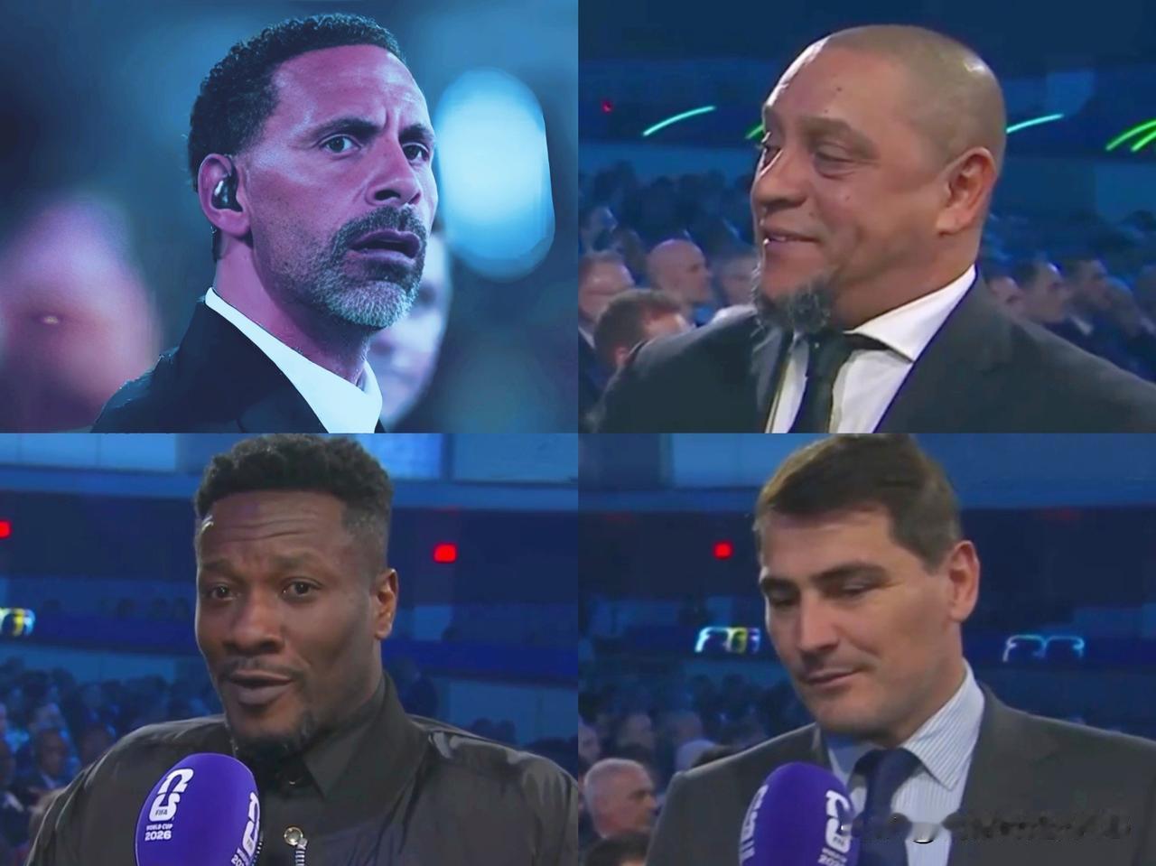 看世界杯抽签又见一些前辈!
猛然发现：自己也成了前辈。
或许，是足球变老了吧?!