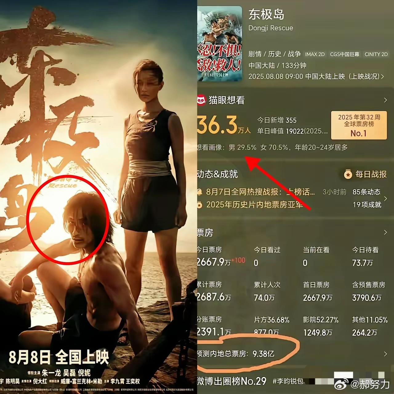 家人们，管虎梁静夫妇这回可太悬乎了！管虎导演的《东极岛》今天上映，俩夫妇估计要吐