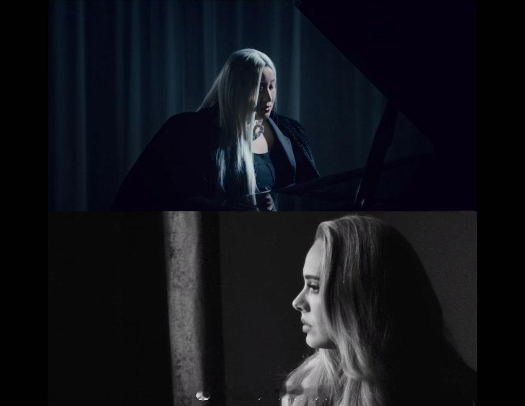 锤娜丽莎内娱有自己的阿黛尔 MV的质感也很高级，光影、色调、构图都在为她的声音服