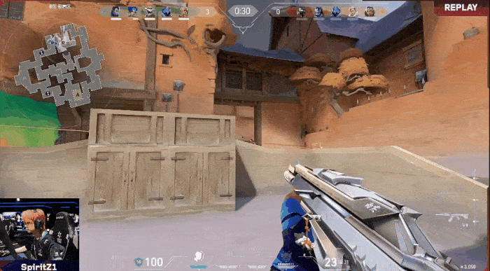 SpiritZ1只身进攻硬撕三杀，后续vo0kashu补上双杀拿下对局