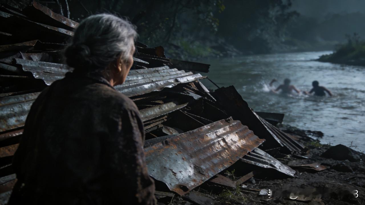 42公斤的铁皮，压垮的不止是孩子的呼吸，更是 13 岁少年对世界最后的信任。老妇