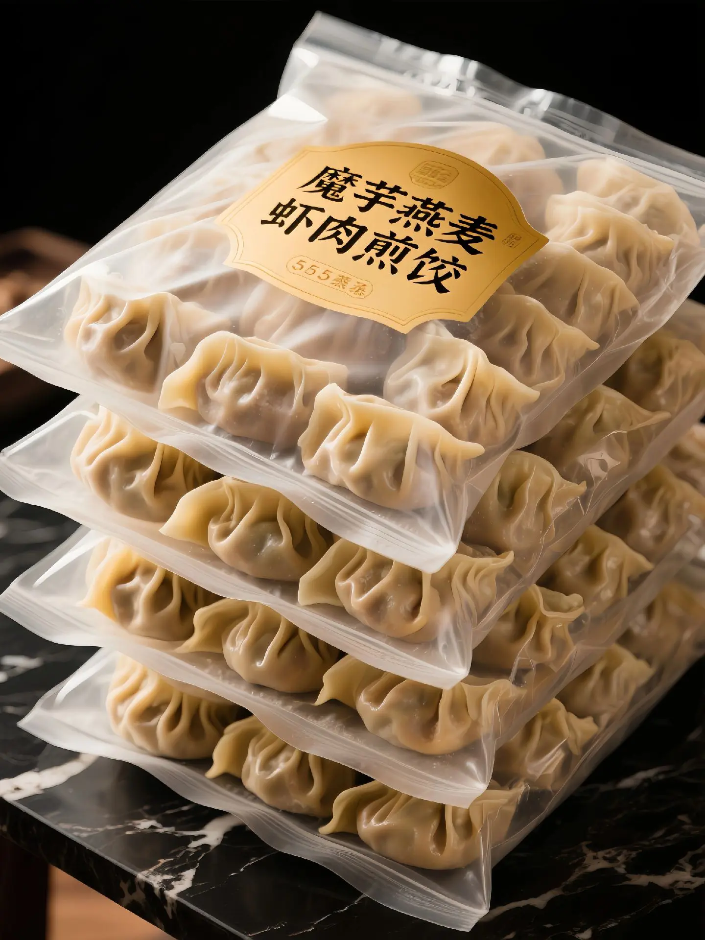 快快！魔芋虾肉煎饺大破价！这价就到手8袋！臻选优质虾仁为原料！肉质紧实...