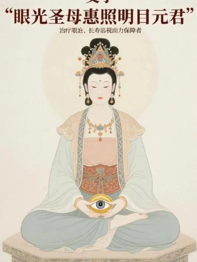 《眼光圣母颂》
原创
慈眸慧目映尘寰，
救苦消灾护世间。
德泽千秋传善念，
灵光